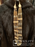 Резной африканский пояс из слоновой кости. Этническое ожерелье война Масаи, фото №2