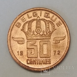 Бельгія 50 сантимів, 1972, фото №3