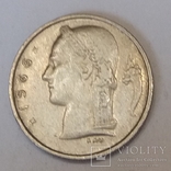 Бельгія 1 франк, 1966, фото №3