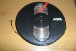 Бобина бабина катушка Agfa диаметр 12,5 см пленка магнитная лента, фото №4