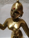 Танцовщица Индия.Винтаж,старинная15.5см., фото №9