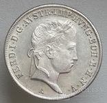 20 крейцеров 1841 г. Австрия, серебро, фото №3