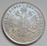 20 крейцеров 1841 г. Австрия, серебро, фото №9