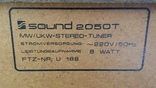 Винтажный стереотюнер Sound 2050 T, photo number 7