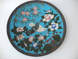 Старинная Тарелка Эмали Клуазоне ( Китай 19 век ), фото №3