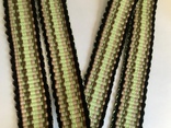 Крайка самоткана трав‘яного кольору, пояс під вишиванку, українська крайка, етно-стиль, фото №4