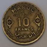 Марокко 10 франків, 1952, фото №2
