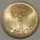 Португалія 1 ескудо, 1996, фото №2
