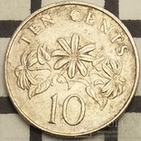 Сінгапур 10 центів, 1986, фото №3