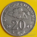 Малайзія 20 сенів, 2002, фото №2