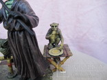 Дрессировщик животных араб бронза бронзовпя статуэтка, фото №5