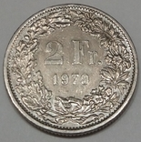 Швейцарія 2 франка, 1979, фото №2