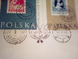 !00 лет польской марке , конверт гашение 1960, фото №4