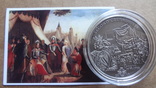 5  долларов 2010  2-й крестовый поход о-ва Кука   серебро, фото №2