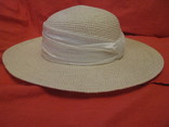 Винтажная дамская шляпа с широкими полями и бантом., фото №6