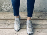 Брендовые кроссовки серебро 37 размер, фото №5