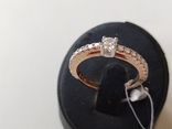 Кольцо, бриллианты кд101 Тиффани, фото №4