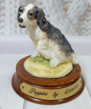 Puppies by Leonardo статуэтка фигурка лернардо щенок собака пес бело-серая спаниель, фото №4