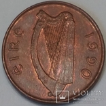 Ірландія 1 пенні, 1990, photo number 3