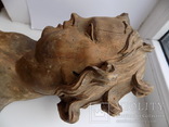 Фрагмент деревянной скульптуры ангела 18 век, фото №6