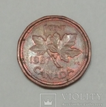 Канада 1 цент, 1987, фото №2