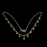 Ожерелье с натуральными хризолитами(перидотами), фото №4