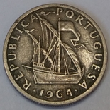 Португалія 2.5 ескудо, 1964, фото №2