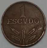 Португалія 1 ескудо, 1973, фото №2
