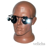 Очки для ремонта часов и ювелирных изделий ( 20х) с подсветкой Glasses 9892A, photo number 2