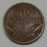 Португалія 50 сентаво, 1971, фото №2
