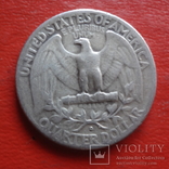 25  центов  1951  D  США  серебро    (4.2.36)~, фото №3