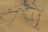 Картина художник  Сидорук Владимир, мальчик, бумага, карандаш, размеры 70 х 101 см., фото №6
