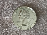 25 центов сша 2007 года. Серебро, фото №3