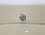 Белоснежный бриллиант высокого качества 0,12 карат, фото №5