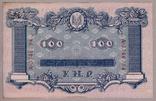 Банкнота Украины УНР 100 гривен 1918 г. VF, фото №3