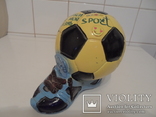 Копилка футбольный мяч, сувенирная, фото №3