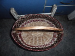 Корзина плетеная, ручной работы из лозы, фото №4