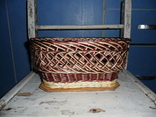 Хлебница, конфетница плетеная , корзинка, фото №2