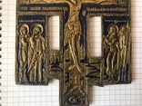 Крест киотный Распятие Христово, Эмаль. Конец 19 века, фото №6