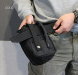 Тактическая (поясная) сумка, аптечка Mini Warrior с системой M.O.L.L.E (1020-black), фото №5