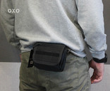 Тактическая (поясная) сумка - подсумок с ремнём и системой M.O.L.L.E (2013-black), фото №10