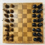 Деревянные шахматы, небольшие ., фото №4