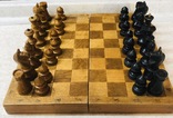 Деревянные шахматы, небольшие ., фото №2