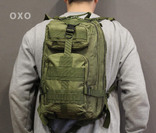 Тактический (городской) рюкзак Oxford 600D с системой M.O.L.L.E Olive (ta25-olive), photo number 9