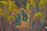 Картина художник Иванов Владимир, лесной пейзаж, холст, масло, размеры 72 х 87 см., фото №8