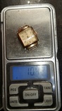 Золотые женские часы"Заря"50-х годов с серебрянным браслетом с золотым покрытием., фото №2