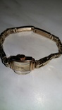 Золотые женские часы"Заря"50-х годов с серебрянным браслетом с золотым покрытием., фото №11