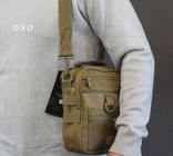Тактическая универсальная сумка на плечо Silver Knight с системой M.O.L.L.E (102-coyote), фото №6