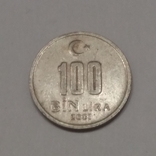 Туреччина 100.000 лір, 2001, фото №2