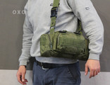 Тактическая универсальная (поясная, наплечная) сумка с системой M.O.L.L.E (104-olive), фото №7